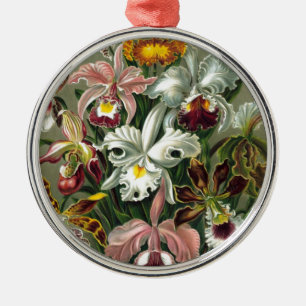 romantische date bruidsbloemen Haeckel Orchideeën Metalen Ornament