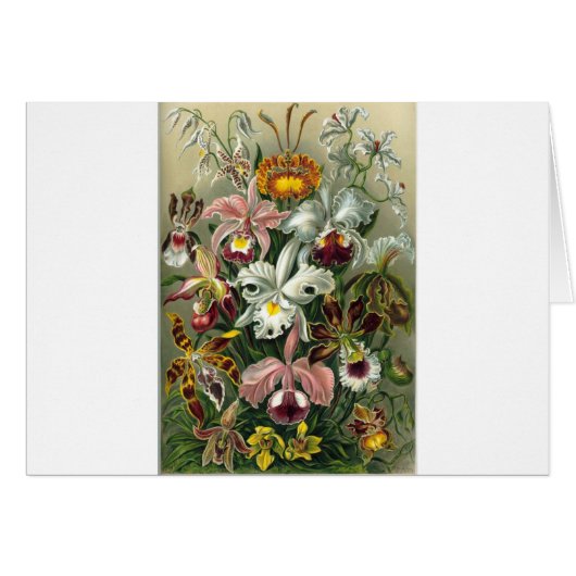 romantische datum bloemen rsvp kleurrijk chic (Voorkant Horizontaal)