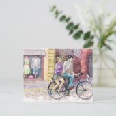 Romantische datum briefkaart (Staand voorkant)