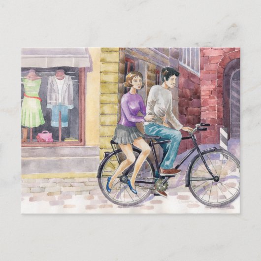 Romantische datum briefkaart (Voorkant)