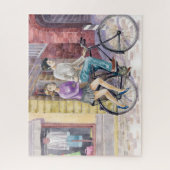 Romantische datum legpuzzel (Verticaal)