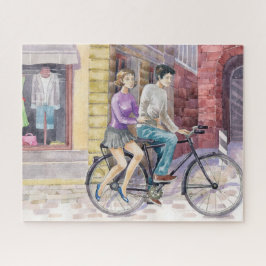 Romantische datum legpuzzel