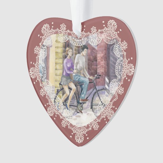 Romantische datum ornament (voorkant)