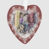 Romantische datum ornament (voorkant)