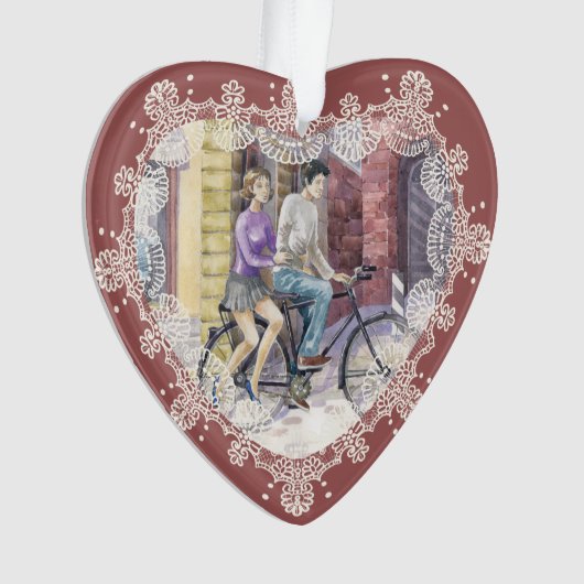 Romantische datum ornament (voorkant)