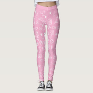 romantische doedel leggings