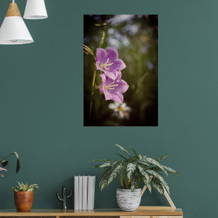 Romantische Donkere Bloemen – Botanische Fantasy B Poster
