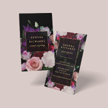 Romantische donkere bloemen