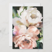 Romantische donkere rustieke klassieke winterhuwel (Achterkant)