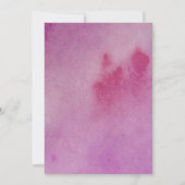 Romantische Doodle Waterverf Harten Valentijnsdag Kaart (Achterkant)