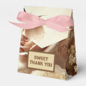 Romantische Dromerige Bloemen Huwelijk dank u Bedankdoosjes (Voorkant Zijde)