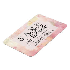 Romantische Droom Bloesem Bruiloft Save the Date Magneet