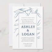 Romantische droom luifel bruiloft uitnodiging (Voorkant)