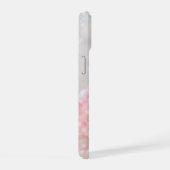 Romantische droomroze anjers iPhone 15 case (Rechterkant)