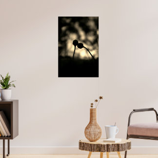 Romantische droomvolle bloemen – Botanische fantas Poster
