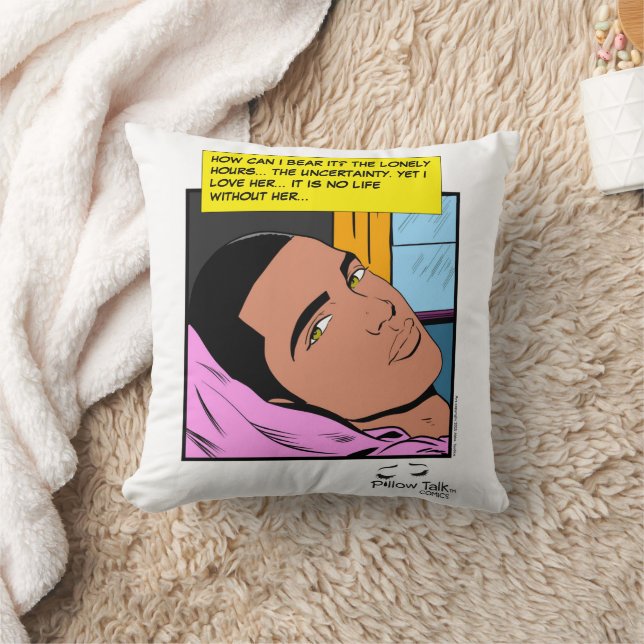 Romantische Echo's Eenzaam Hart Romance Stripboek Kussen (Deken)
