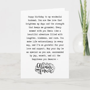 Romantische echtgenoot kaart