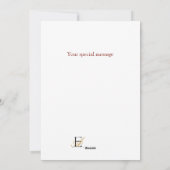 Romantische echtgenoot Vrolijk Kerst Wenskaart Feestdagenkaart (Achterkant)