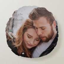 Romantische eerste jaar aangepaste foto