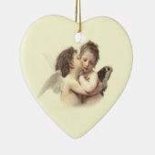  Romantische Eerste Kus Koppel Keepsake Keramisch Ornament (Rechts)