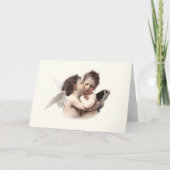  romantische eerste kus Valentijn Feestdagen Kaart (Voorkant)