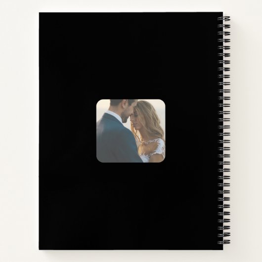 Romantische eiland Paradise Liefde Gepersonaliseer Notitieboek (Achterkant)