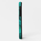 Romantische elegant blauwgroen - groene rozen Case-Mate iPhone case (Achterkant/links)