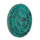 Romantische elegant blauwgroen - groene rozen dartbord (Voorkant Links)