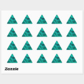 Romantische elegant blauwgroen - groene rozen sticker (Vel)