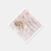 Romantische elegant servet (Hoek)