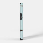 Romantische Elegante blauwe Schelp Strand decorati iPhone Hoesje (Rechterkant)