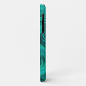 Romantische elegante klassieke blauwgroen-groene r Case-Mate iPhone case (Achterkant/links)