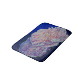 Romantische elegante roze witte pastel waterverf badmat (Gekanteld)