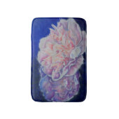 Romantische elegante roze witte pastel waterverf badmat (Voorkant Verticaal)