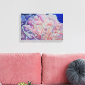 Romantische elegante roze witte pastel waterverf canvas afdruk (Insitu (Woonkamer))