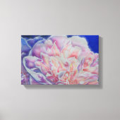 Romantische elegante roze witte pastel waterverf canvas afdruk (Voorkant)