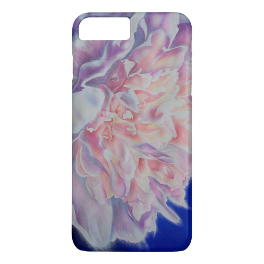 Romantische elegante roze witte pastel waterverf Case-Mate iPhone case (Achterkant)