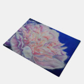 Romantische elegante roze witte pastel waterverf deurmat (Schuin)