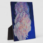 Romantische elegante roze witte pastel waterverf fotoplaat (Zijkant)