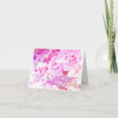 Romantische Elegante Rozen Bedankkaart (Voorkant)