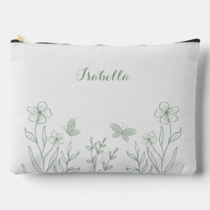 Romantische elegante salie groene bloemen etui