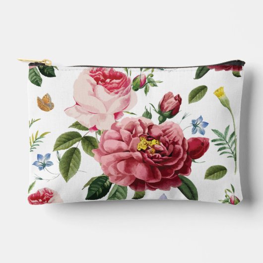 Romantische Elegante Vintage Roze Engelse Rozen Etui (Voorkant)