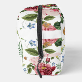 Romantische Elegante Vintage Roze Engelse Rozen Toilettasje