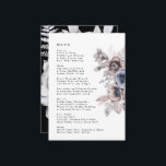 Romantische Elegante Waterverf Bloemige Bruiloft Menu<br><div class="desc">Romantische Elegante Waterverf Bloemige Bruiloft Menu</div>