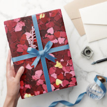 Romantische en feestelijke rode roze harten Confet