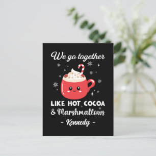 Romantische en grappige kerst briefkaart