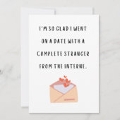 Romantische en humoristische Valentijnse geschenke Kaart (Voorkant)