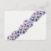 Romantische en poëtische pastel Lila Waterverf Informatiekaartje (Achterkant)
