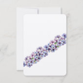 Romantische en poëtische pastel Lila Waterverf Kaart (Achterkant)