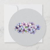 Romantische en poëtische pastel Lila Waterverf Kaart (Achterkant)